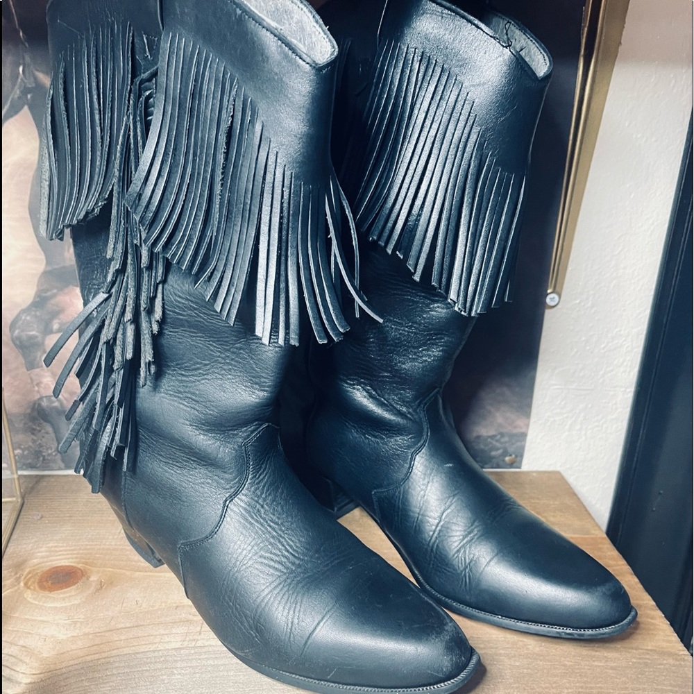 Oak Tree Farm fringe boots